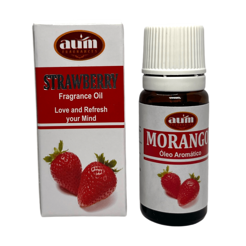 AUM FRAGRANCES Strawberry Fragrance Oil Love and Refresh the Mind 10ml.-AUM Fragrances Fragrance Oil-HOSTENATURA