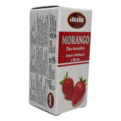 Óleo Fragrância de Morango FRAGRÂNCIAS AUM Ame e Refresque a mente 10ml.