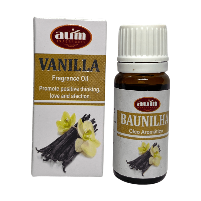 Vanilla Fragrance Oil AUM FRAGRANCES Encourage positive thinking, love and affection 10ml.-AUM Fragrances Fragrance Oil-HOSTENATURA