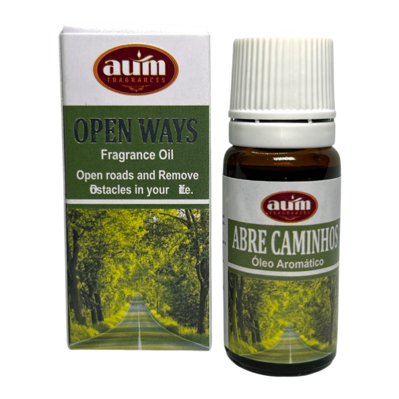 Aceite de Fragancia Abre Caminos AUM FRAGRANCES Abre caminos y eliminar obstáculos en tu vida 10ml.-Aceite perfumado AUM Fragrances-HOSTENATURA