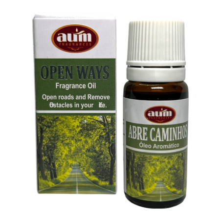 L’huile parfumée ouvre des chemins AUM FRAGRANCES ouvre des chemins et élimine les obstacles dans votre vie 10ml.