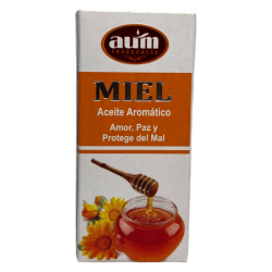 Aceite de Fragancia Miel AUM FRAGRANCES Amor, Paz y Protege del Mal 10ml.