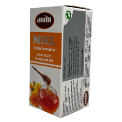 Aceite de Fragancia Miel AUM FRAGRANCES Amor, Paz y Protege del Mal 10ml.