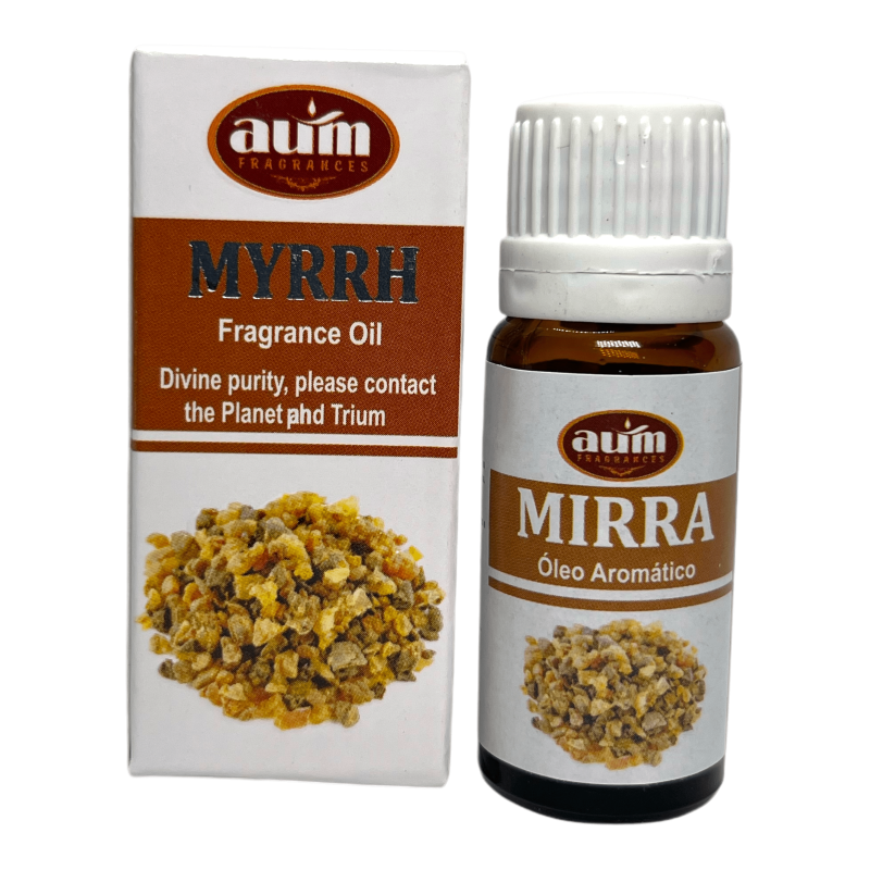 Ulei parfumat Myrrh AUM FRAGRANCES Puritate divină, Contact cu Planeta și Triumf 10ml.-Ulei parfumat AUM Fragrances-HOSTENATURA