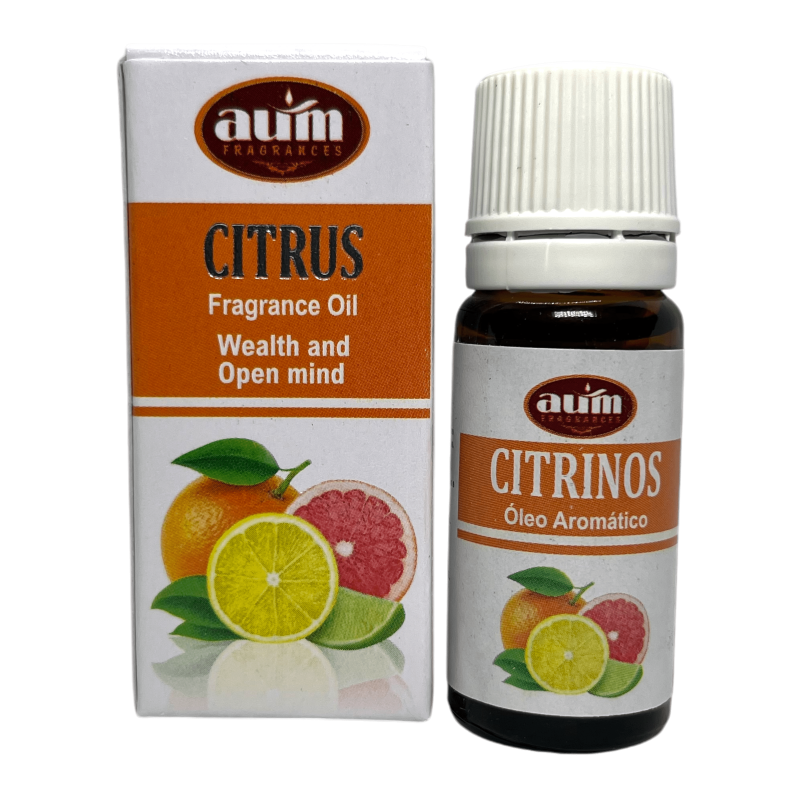 AUM FRAGRANCES Citrus Fragrance Oil Wealth and Open Mind 10ml.-AUM Fragrances Fragrance Oil-HOSTENATURA