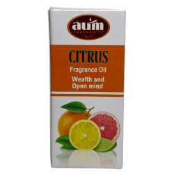 Citrusgeurolie AUM FRAGRANCES Rijkdom en open geest 10ml.