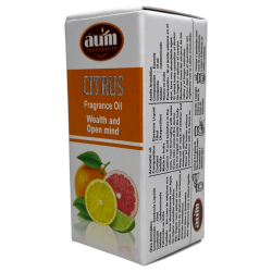 Citrusgeurolie AUM FRAGRANCES Rijkdom en open geest 10ml.