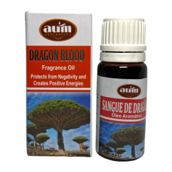 Dragon's Blood Fragrance Oil AUM FRAGRANCES Gaizkiaren eta negatibotasunaren indarretatik babesten du 10 ml.