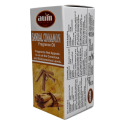 Sandalwood and Cinnamon Fragrance Oil AUM FRAGRANCES Eliminates Negativity, Attracts Peace, Attracts Money and Attracts Health 1