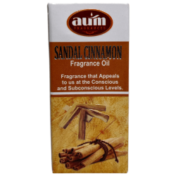 Sandalwood and Cinnamon Fragrance Oil AUM FRAGRANCES Eliminates Negativity, Attracts Peace, Attracts Money and Attracts Health 1