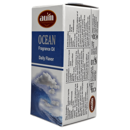 Óleo Fragrância Oceânica AUM FRAGRANCES Fragrância Diária Frescura 10ml.