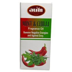 AUM FRAGRANCES Mint and Pepper Fragrance Oil Removes negative energies and fights envy 10ml.