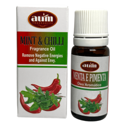 AUM FRAGRANCES Menta eta Piper lurrin-olioa Energia negatiboak kentzen ditu eta inbidiaren aurka 10ml.