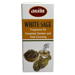 White Sage Fragrance Oil AUM FRAGRANCES Complete Defumator and Total Energy Cleansing 10ml.