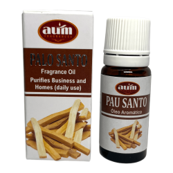 Aceite perfumado Palo Santo AUM FRAGRANCES Purificación Home and Business 10ml.