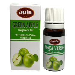 Green Apple Fragrance Oil AUM FRAGRANCES Harmony, Peace and Happiness 10ml.