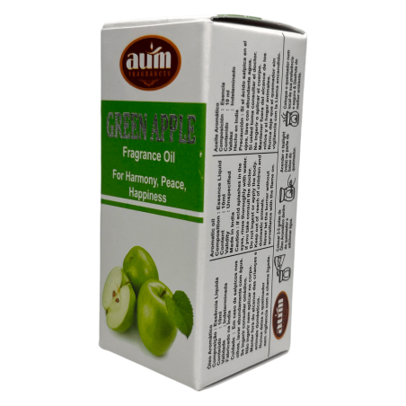 Aceite de Fragancia Manzana Verde AUM FRAGRANCES Armonía, Paz y Felicidad 10ml.