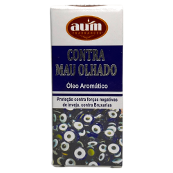 Aceite perfumado contra o mal de ollo AUM FRAGRANCES Protección contra a enerxía negativa, a envexa e a bruxería 10 ml.