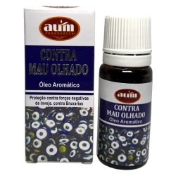 Aceite perfumado contra o mal de ollo AUM FRAGRANCES Protección contra a enerxía negativa, a envexa e a bruxería 10 ml.