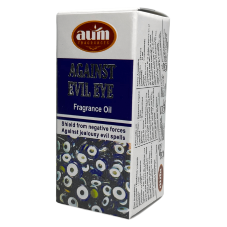 Huile parfumée Contre le Mauvais Œil AUM FRAGRANCES Protection contre l’énergie négative, l’envie et la sorcellerie 10ml.