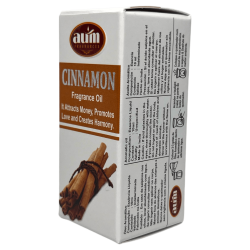 Cinnamon Fragrance Oil AUM FRAGRANCES Attracts Money, Promotes Love and Creates Harmony 10ml.