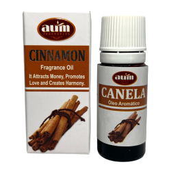 Cinnamon Fragrance Oil AUM FRAGRANCES Attracts Money, Promotes Love and Creates Harmony 10ml.