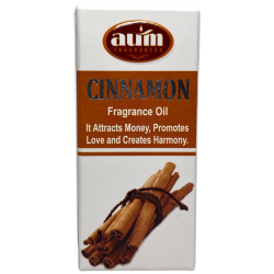 Cinnamon Fragrance Oil AUM FRAGRANCES Attracts Money, Promotes Love and Creates Harmony 10ml.