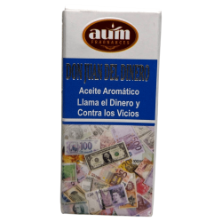 Aceite de Fragancia Don Juan del Dinero AUM FRAGRANCES Llama el Dinero y Contra los vicios 10ml.