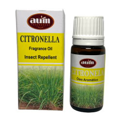 Olio profumato alla citronella AUM FRAGRANCES Repellente per insetti 10ml.