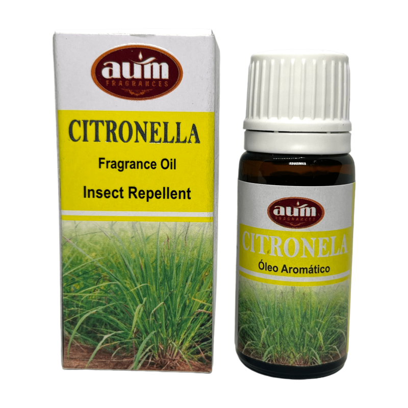 Aceite de Fragancia Citronela AUM FRAGRANCES Repelente de insectos 10ml.-AUMフレグランス フレグランスオイル-HOSTENATURA