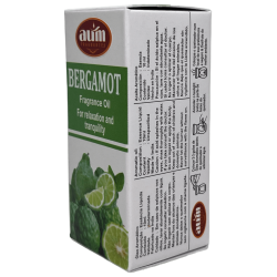 Óleo Fragrância de Bergamota AUM FRAGRÂNCIAS Relaxamento e Tranquilidade 10ml.