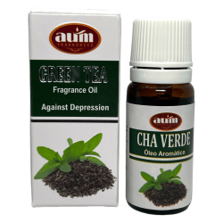 Óleo Fragrância de Chá Verde AUM FRAGRÂNCIAS Chá Verde Contra Depressão 10ml.