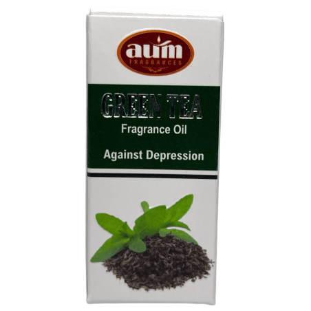 Óleo Fragrância de Chá Verde AUM FRAGRANCES Chá Verde Contra Depressão 10ml.