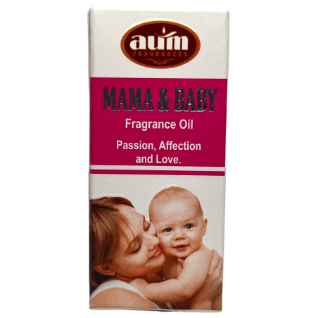 Óleo Fragrância Mãe e Bebê AUM FRAGRANCES Paixão, Carinho e Amor 10ml.