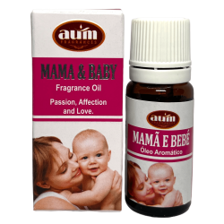 Aceite de Fragancia Mama y Bebe AUM FRAGRANCES Pasión, Afecto y Amor 10ml.