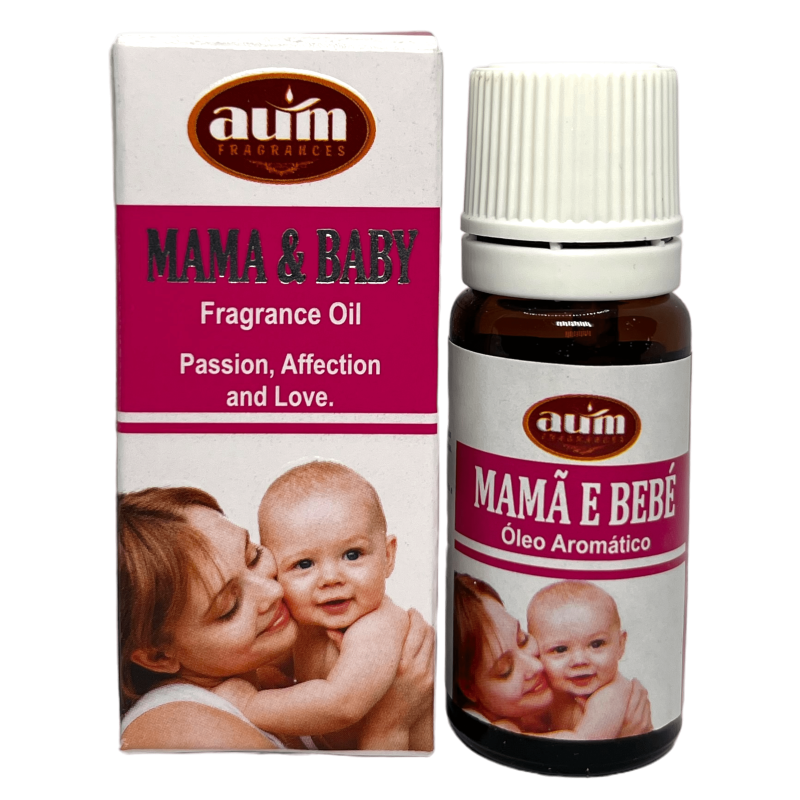 Aceite de Fragancia Mama y Bebe AUM FRAGRANCES Pasión, Afecto y Amor 10ml.-زيت عطري من شركة AUM-HOSTENATURA