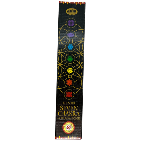 Seven Chakras AUM Fragrances Seven Chakra Incense - 1 pack of 15gr.