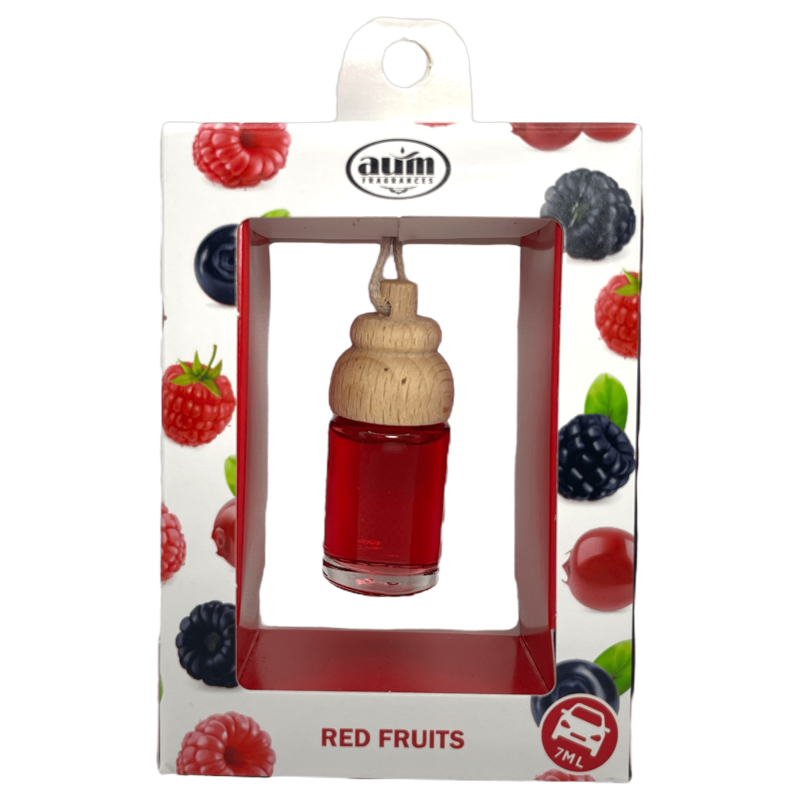 Ambientador de Coche Frutos Rojos AUM Fragrances 7ml.-Ambientadores de Coche AUM Fragrances-HOSTENATURA