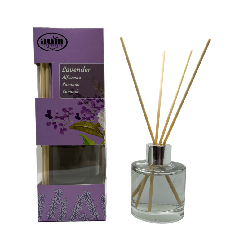 Désodorisant Mikado Lavande par AUM Fragrances 50 ml.-Désodorisants Mikado AUM Fragrances-HOSTENATURA