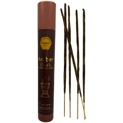 Amber Oudh Incense Pure Soul AUM Fragrances – Hochwertige indische handwerkliche Räucherstäbchen – 25 g.