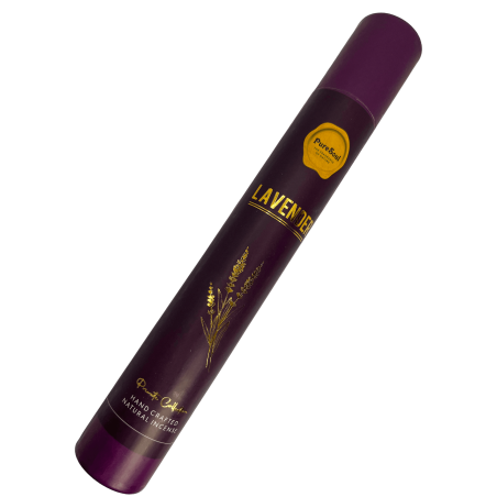 Pure Soul Lavender Rökelse AUM Dofter - Högkvalitativ indisk hantverksrökelse - 25gr.