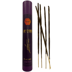 Fragrâncias Pure Soul Lavender Incense AUM - Incenso artesanal indiano de alta qualidade - 25gr.