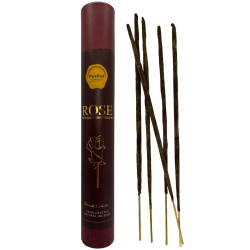 Pure Soul Rose Incense AUM Fragrances Rose - Kalitate handiko Indiako eskuz egindako intsentsu - 25 gr.