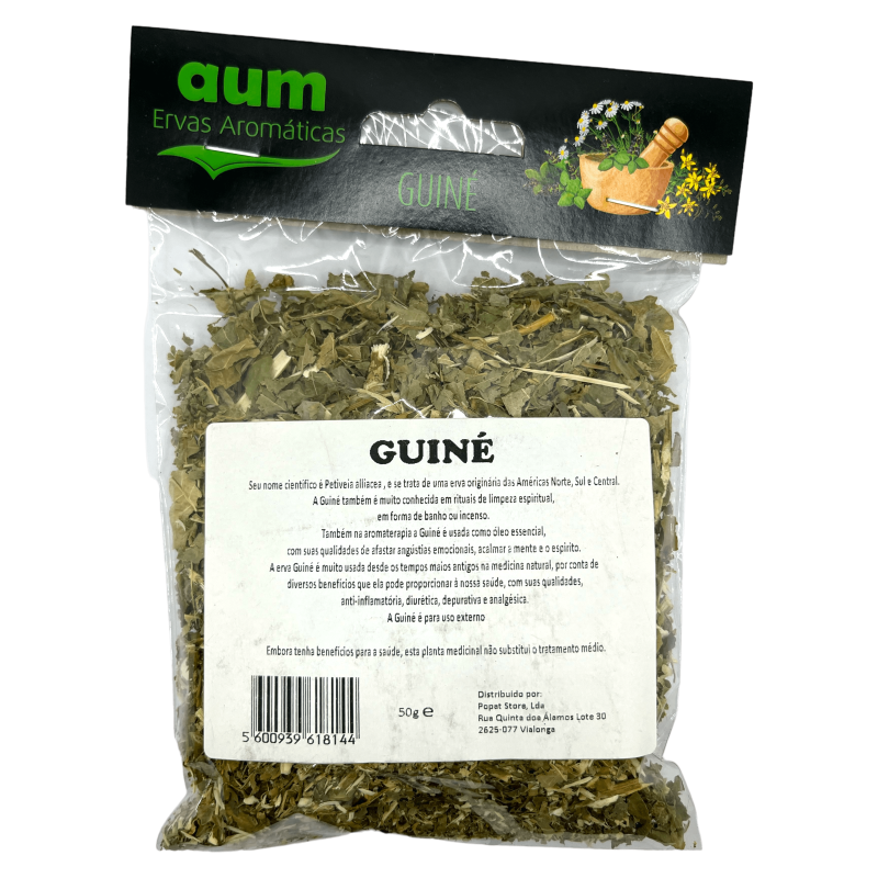 AUM Fragrances Guiné Herb 50gr. - Protection against all negative energies-Hierbas Aromáticas AUM Fragrances-HOSTENATURA