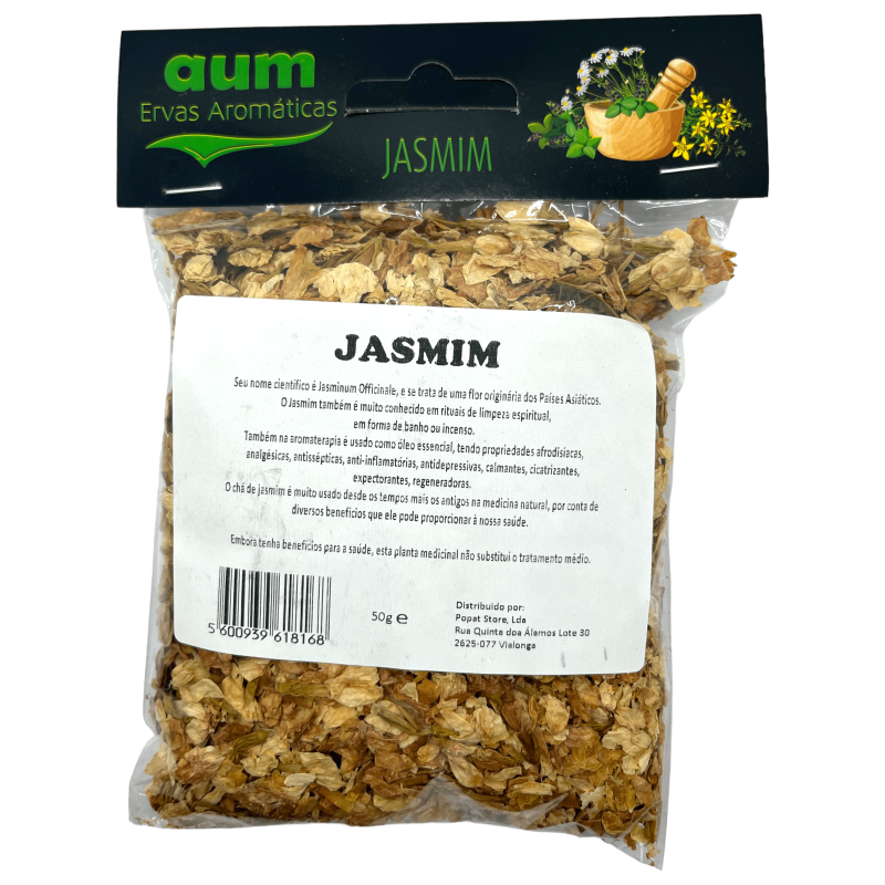 AUM Fragrances Jasmine Herb 50gr. - For love, passion and spiritual cleansing.-AUM Fragrances Aromatic Herbs-HOSTENATURA