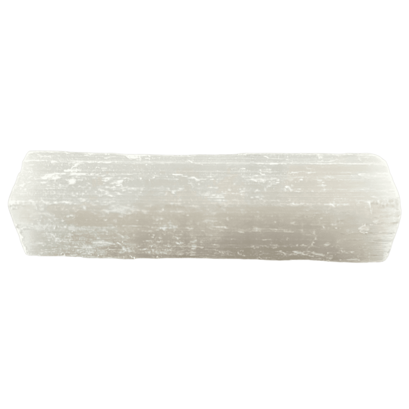 Barra Selenita Natural 8cm-SELENITE WANDS-HOSTENATURA