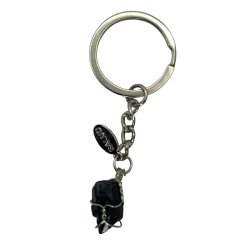 Black Tourmaline Keychain Esoteric - HOSTENATURA - Against bad energies and turning bad energies into positive ones