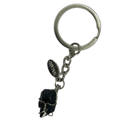 Black Tourmaline Keychain Esoteric - HOSTENATURA - Against bad energies and turning bad energies into positive ones