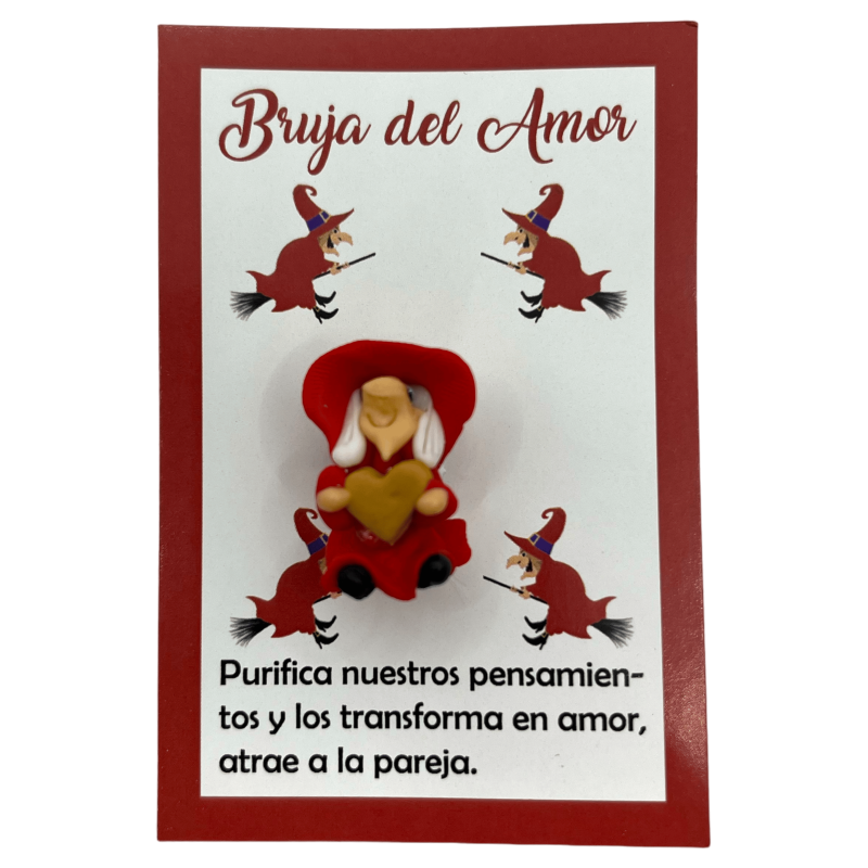 Bruja del Amor - Amuleto Esotérico HOSTENATURA - Purifica pensamientos, transforma amor y atrae a la pareja.-AMULETS-HOSTENATURA