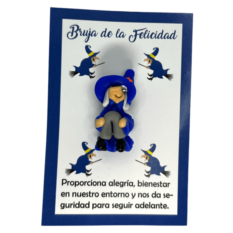 Bruja de la Felicidad - Amuleto Esotérico HOSTENATURA - Proporciona alegría, bienestar y seguridad para seguir adelante.-AMULETTES-HOSTENATURA